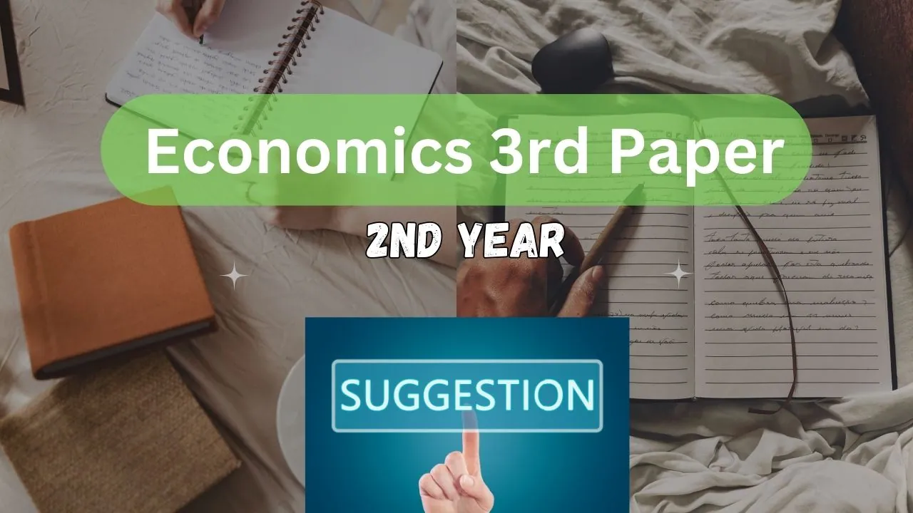 economics 3rd paper suggestion