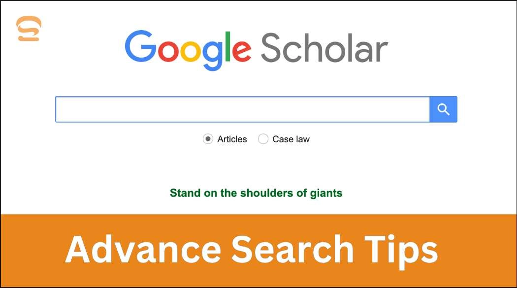 Google scholar advance search